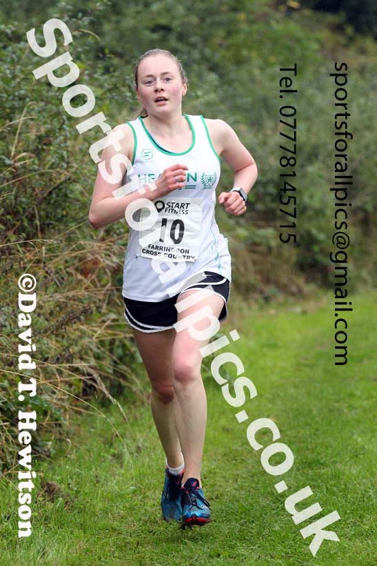 Senior Womens relay, 2021 Farringdon Open Cross Country, Sunderland . Photo: David T. Hewitson/Sports for All Pics